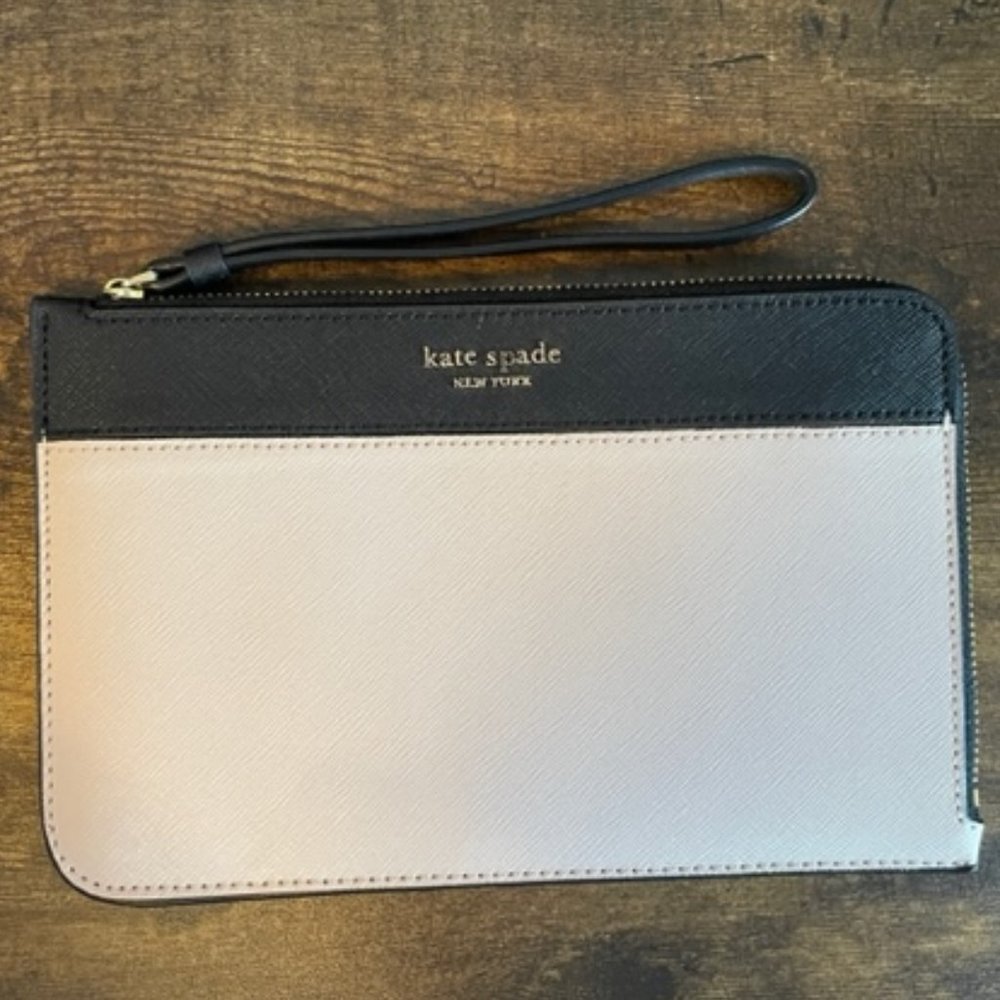 Kate Spade Colorblock Leather Wristlet